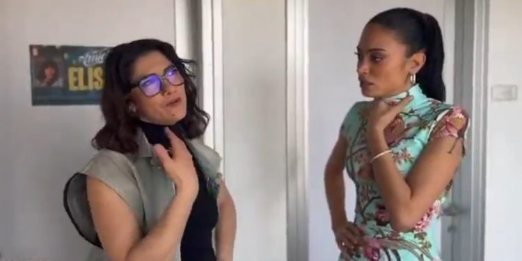 Elodie ed Elisa ad Amici 24 (Foto: Screen)