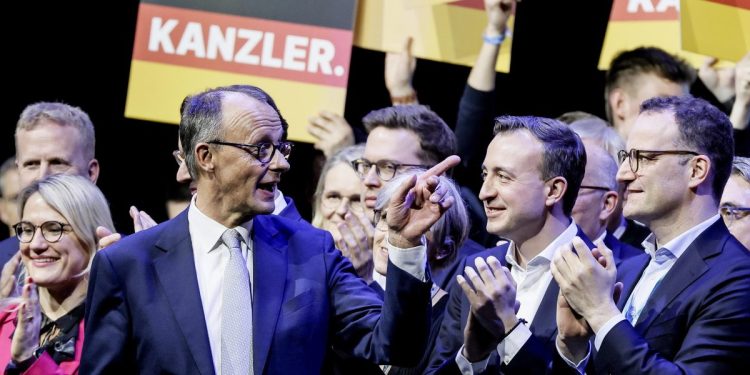 Friedrich Merz, leader della CDU (Ansa)
