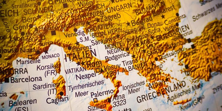 Mappa cartina Italia