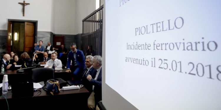 Processo per il disastro ferroviario di Pioltello.(Foto: Ansa)