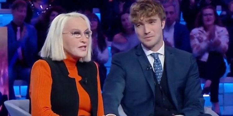 Eleonora Giorgi e Paolo Ciavarro a Verissimo (Foto: Screen)