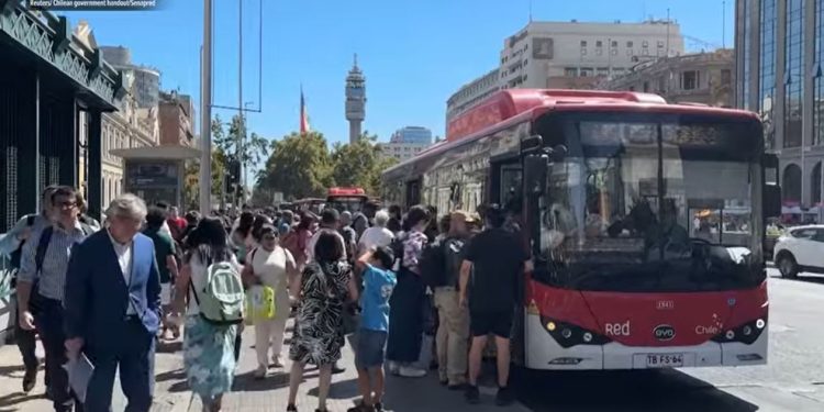 Blackout in Cile (Foto: screen da Youtube)