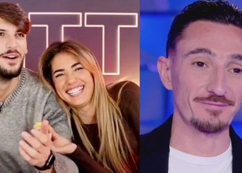 Martina de Ioannon e Ciro attacco di Ciro Perone (Foto Screen: Mediaset Infinity e Witty)