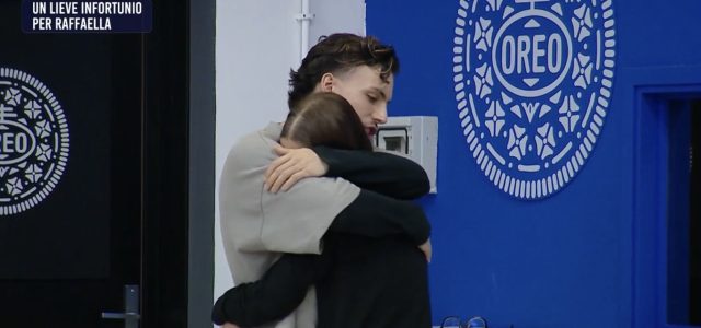 Mattia Zenzola e Raffaella Mitaritonna ad Amici