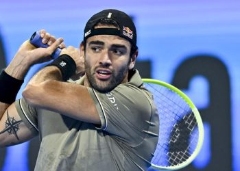 Matteo Berrettini, qui al Qatar Open di Doha (Foto ANSA)