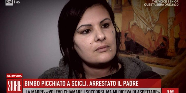 L'ex del padre del bimbo di Scicli (Foto: Storie Italiane)