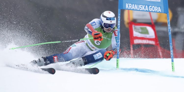 Henrik Kristoffersen diretta gigante Kranjska Gora