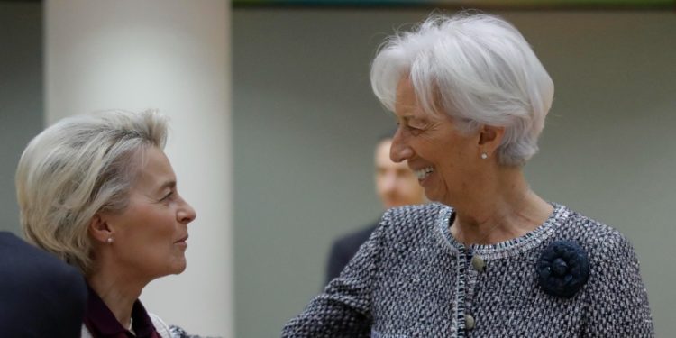 Ursula von der Leyen e Christine Lagarde (Ansa)