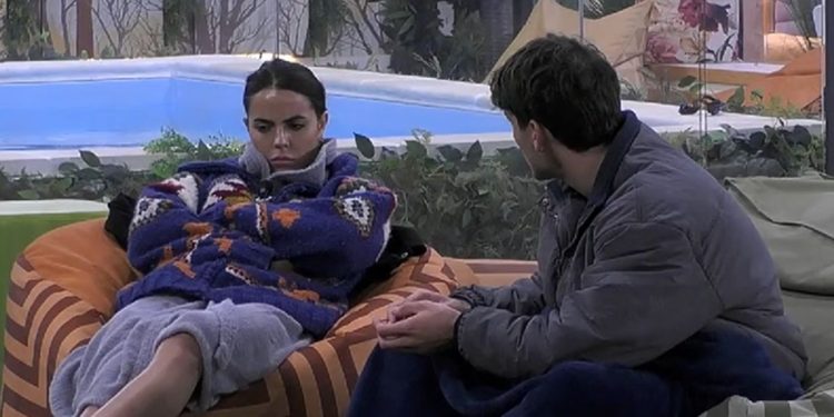 Shaila Gatta e Lorenzo Spolverato al Grande Fratello (Foto: Screen)