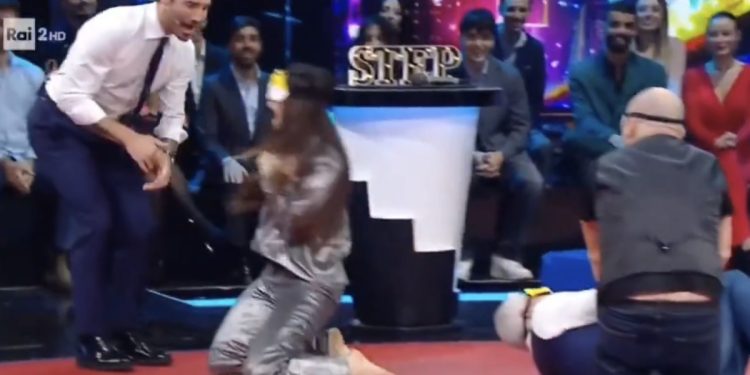 Stefano De Martino e Lorella Boccia a Step