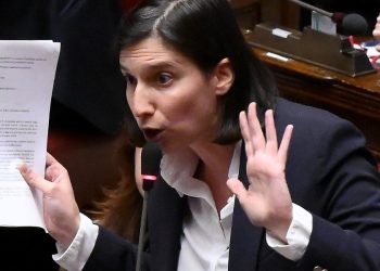 Elly Schlein, segretaria del Pd, alla Camera (Ansa)