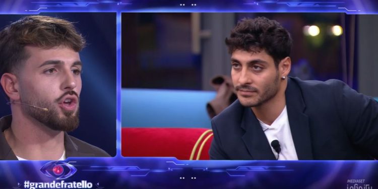Alfonso e Javier al GF (Foto: screen Mediaset Infinity)