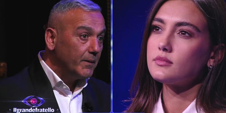 Zeudi Di Palma mente sul padre al Grande Fratello (Foto Screen: Mediaset Infinity)