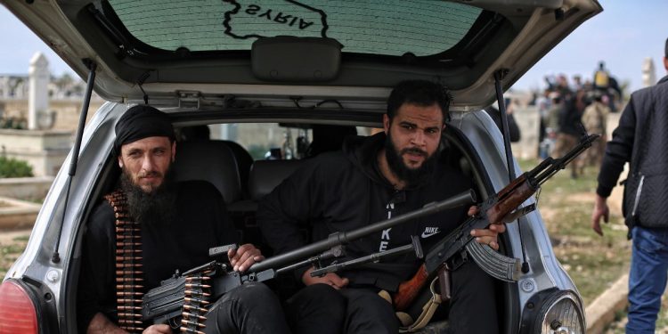 Forze di sicurezza dell'attuale governo siriano (Ansa)