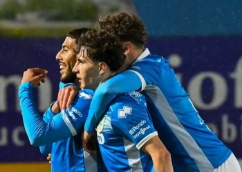 L'esultanza del Pineto in Serie C (da facebook.com/SerieCofficial)