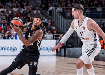 Will Clyburn e Mario Hezonja in Real Madrid Virtus Bologna (da facebook.com/VirtusSegafredoBologna)