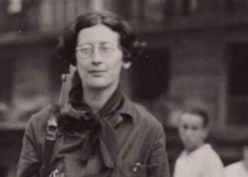 Simone Weil (1909-1943) in Spagna durante la guerra civile (foto dal web)