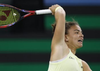 Jasmine Paolini, qui impegnata a Indian Wells 2025 (Foto ANSA)