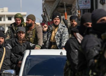 "Forze di sicurezza" del governo di al Sharaa (Ansa)