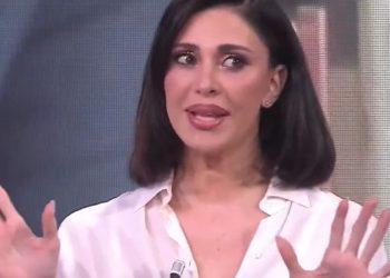 Belen Rodriguez a Tv Talk (Foto: Screen)