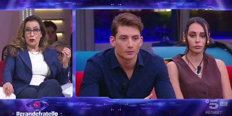 Cesara Buonamici, Tommaso e Mariavittoria al GF (Foto: screen Mediaset infinity)