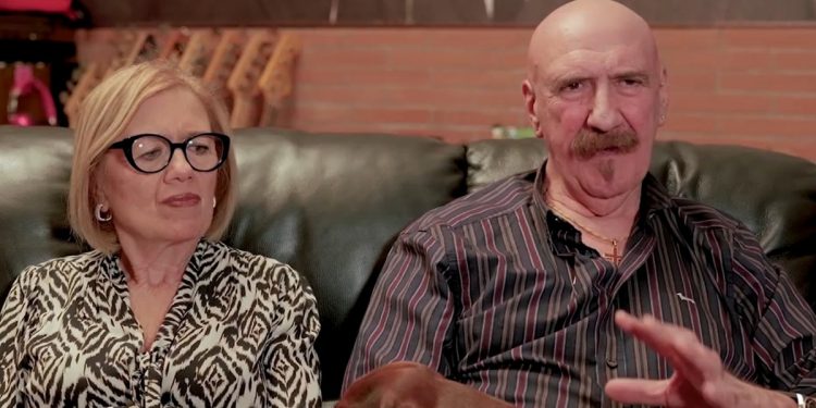 Mauro e Marina, genitori di Jessica Morlacchi (screen da Verissimo)