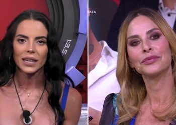 Shaila e Stefania al GF (Foto: screen Mediaset Infinity)