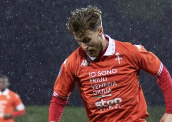 Christian D'Urso con la Triestina (da facebook.com/ustriestina1918)