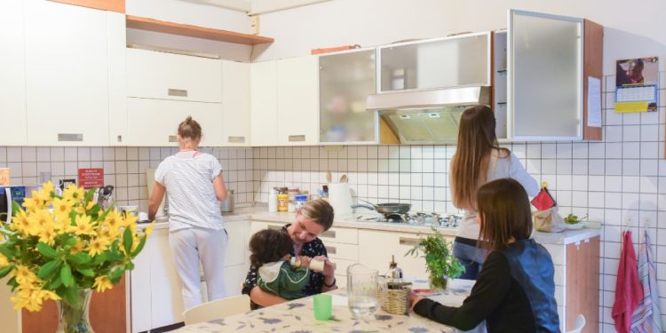 La casa di accoglienza della Fondazione Famiglia Materna