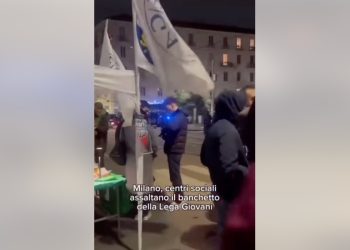 Attacco ai gazebo della Lega