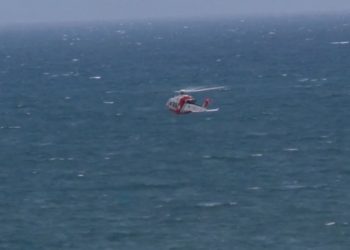 Ricerche in mare a Cala Fighera (Foto: Tgr Sardegna)