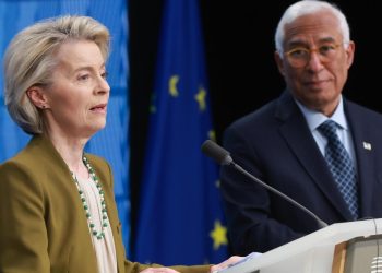 Von der Leyen e Costa al Consiglio UE