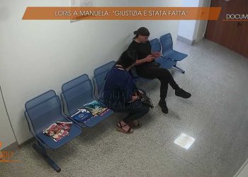 Pierina Paganelli, Manuela e Loris in questura (Foto: Quarto Grado)