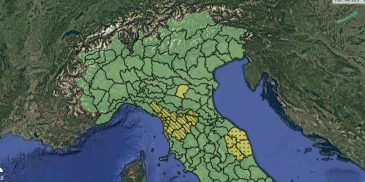 allerta meteo di oggi