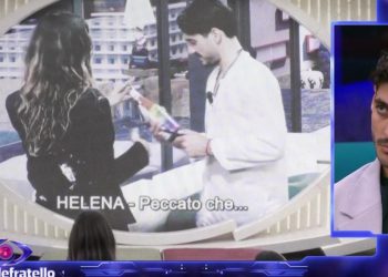 Helena e Javier al GF (Foto: screen Mediaset Infinity)
