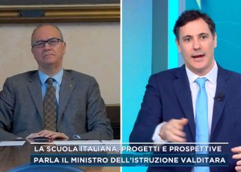 Il ministro Valditara (Foto: Mattino5)