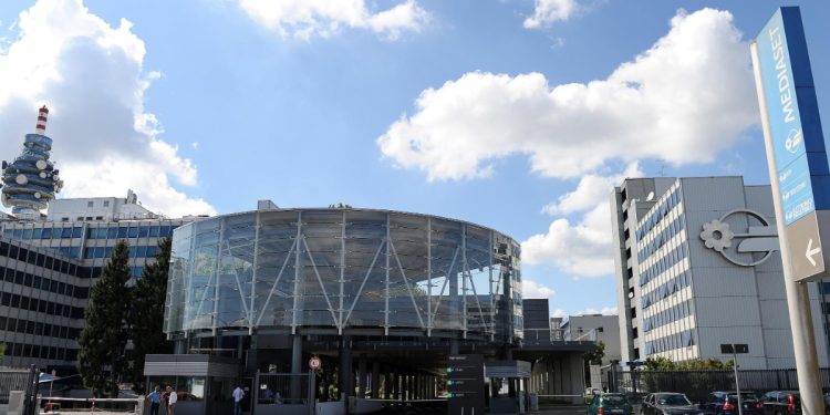 La sede Mediaset a Cologno Monzese (Ansa)