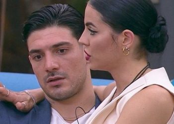 Shaila e Lorenzo Spolverato al Grande Fratello (Foto: Screen)