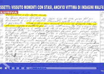 La lettera di Massimo Bossetti (Foto: Iceberg)