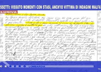 La lettera di Massimo Bossetti (Foto: Iceberg)