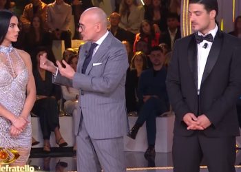Shaila Gatta e Lorenzo Spolverato alla finale del GF