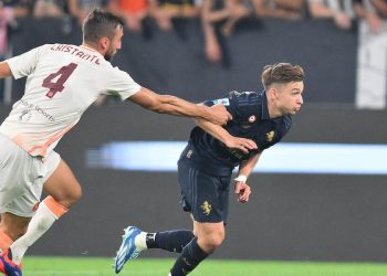 Francisco Conceiçao contro Bryan Cristante in Juventus Roma (Foto ANSA)