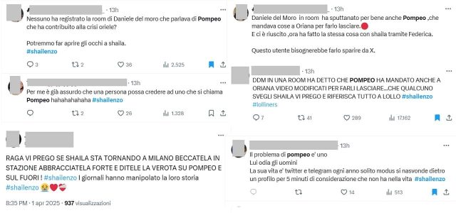 Commenti sulla rottura tra Shaila Gatta e Lorenzo Spolverato