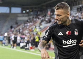 Ciro Immobile con la maglia del Besiktas (Foto ANSA)