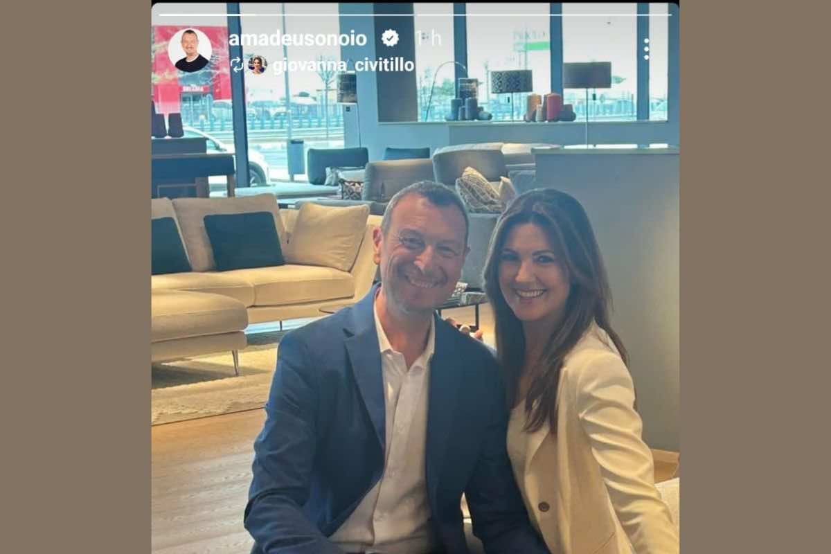 amadeus e giovanna in crisi