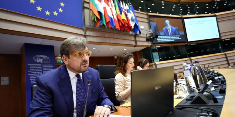 Guido Guidesi a Bruxelles