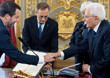 Giuramento Salvini al Quirinale