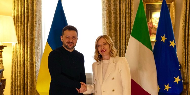 Zelensky e Meloni