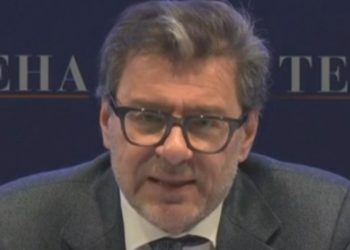 Giorgetti, Ministro dell'Economia, Intervento al Forum di Cernobbio, 2025 (Foto RAI)