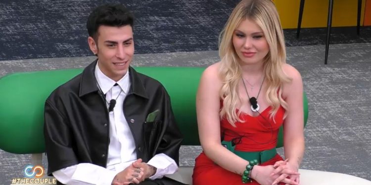 Jasmine Carrisi e Pierangelo Greco a The Couple (Foto: screen Mediaset Infinity)